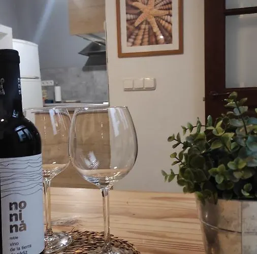 Playa La Caleta Terraza Con Barbacoa * كاديز