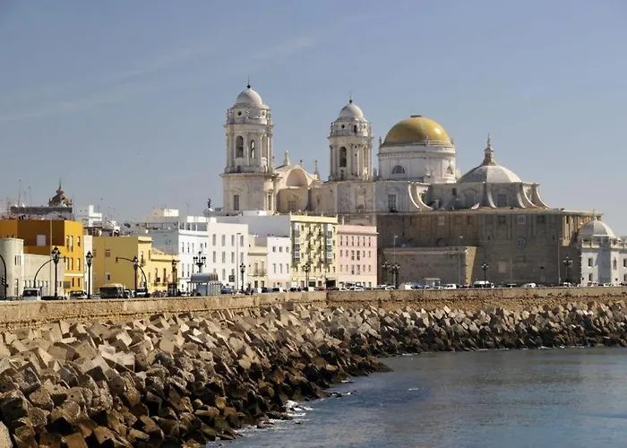 Playa La Caleta Terraza Con Barbacoa كاديز